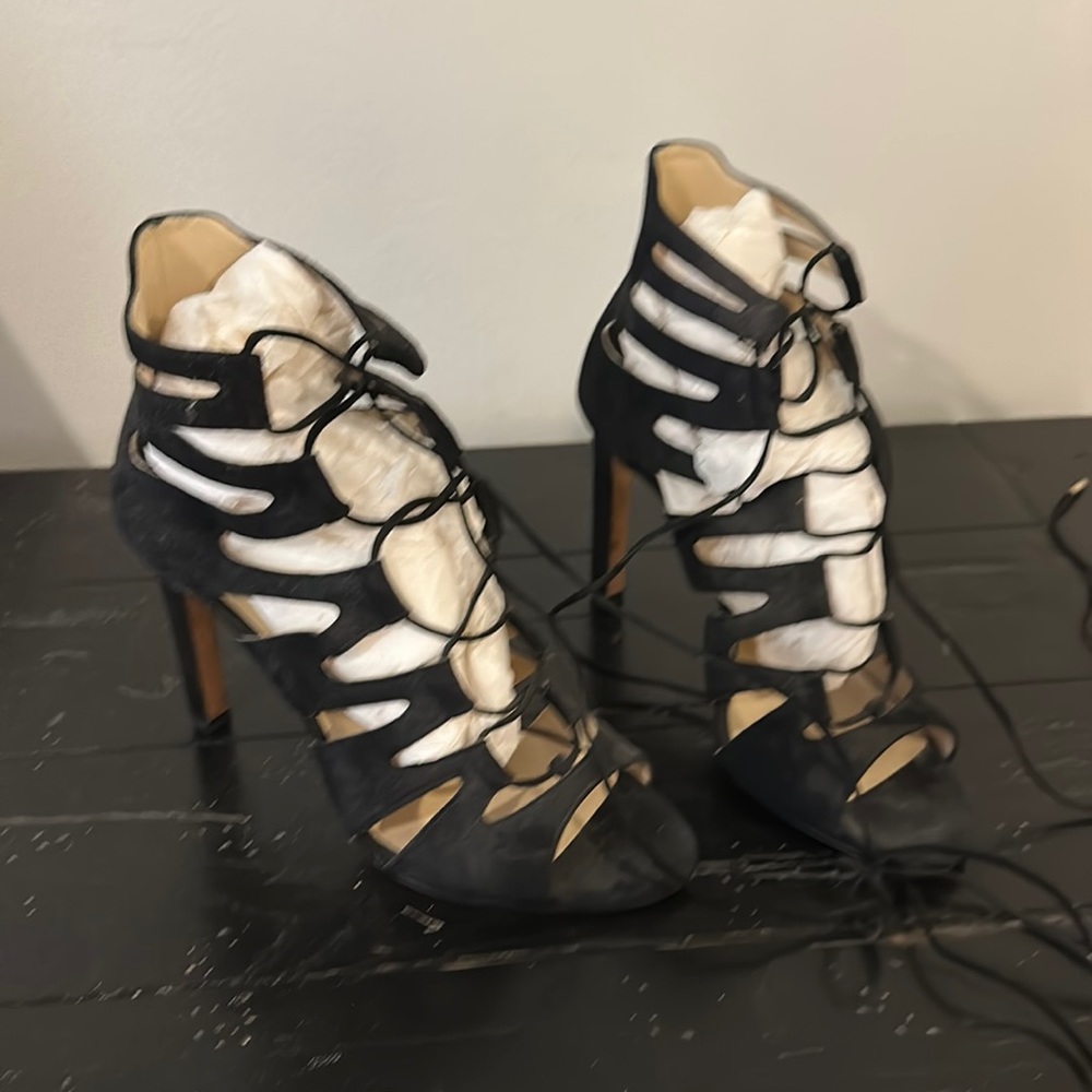 Jimmy choo lace up heels